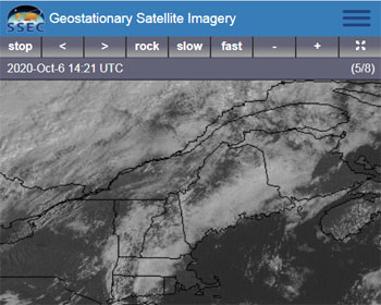 Animation satellite visible